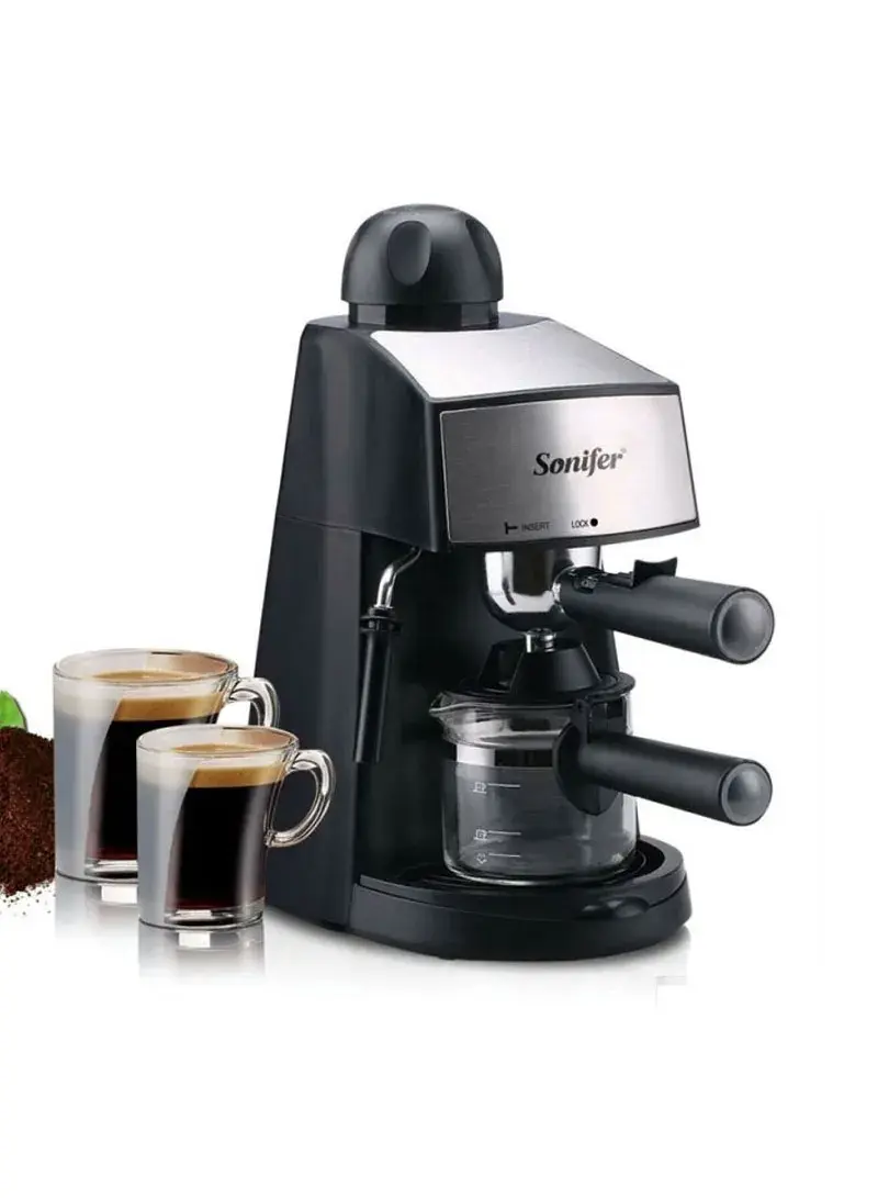 800W 240ml Electric Espresso Coffee Maker Machine, 3.5-Bar Coffee Maker with Froth Nozzle SF-3534