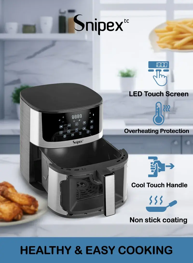1700W 7.0L Digital Air Fryer with Touch Screen & Multiple Cooking Modes SP1017