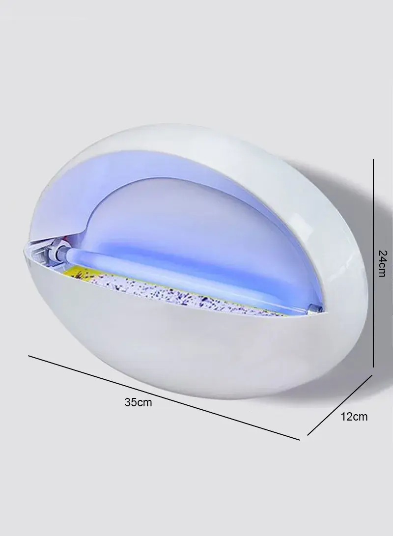 10W 1-Pcs Single-Tube Electric LED Electric Shock Mosquito Killer, Indoor & Outdoor Hanging Household Mute Mosquito Killer Lamp (L35 x W12 x H24)cm
