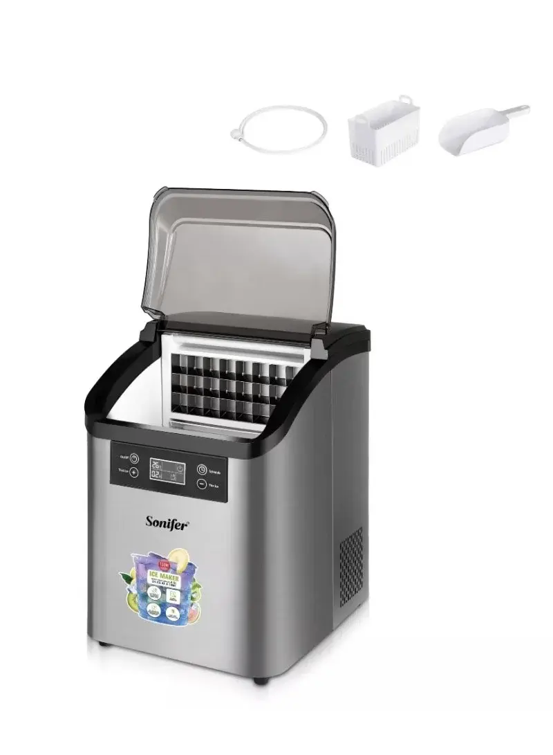 130W 2.5L Ice Maker Machine, 24 Cubes at a Time with Smart Reservation Function and Digital Display SF-6532