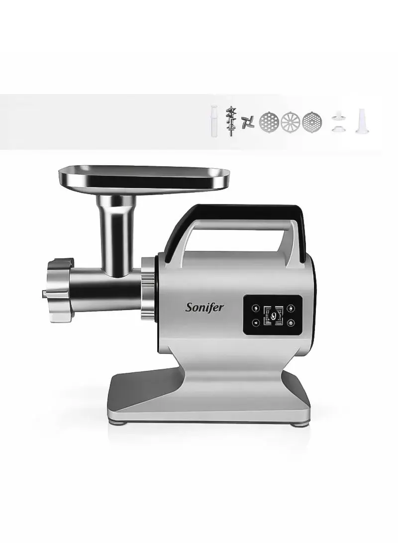3200W Electric Meat Grinder Stainless Steel Heavy Duty Mincer with Digital Control Reverse Function SF-5036