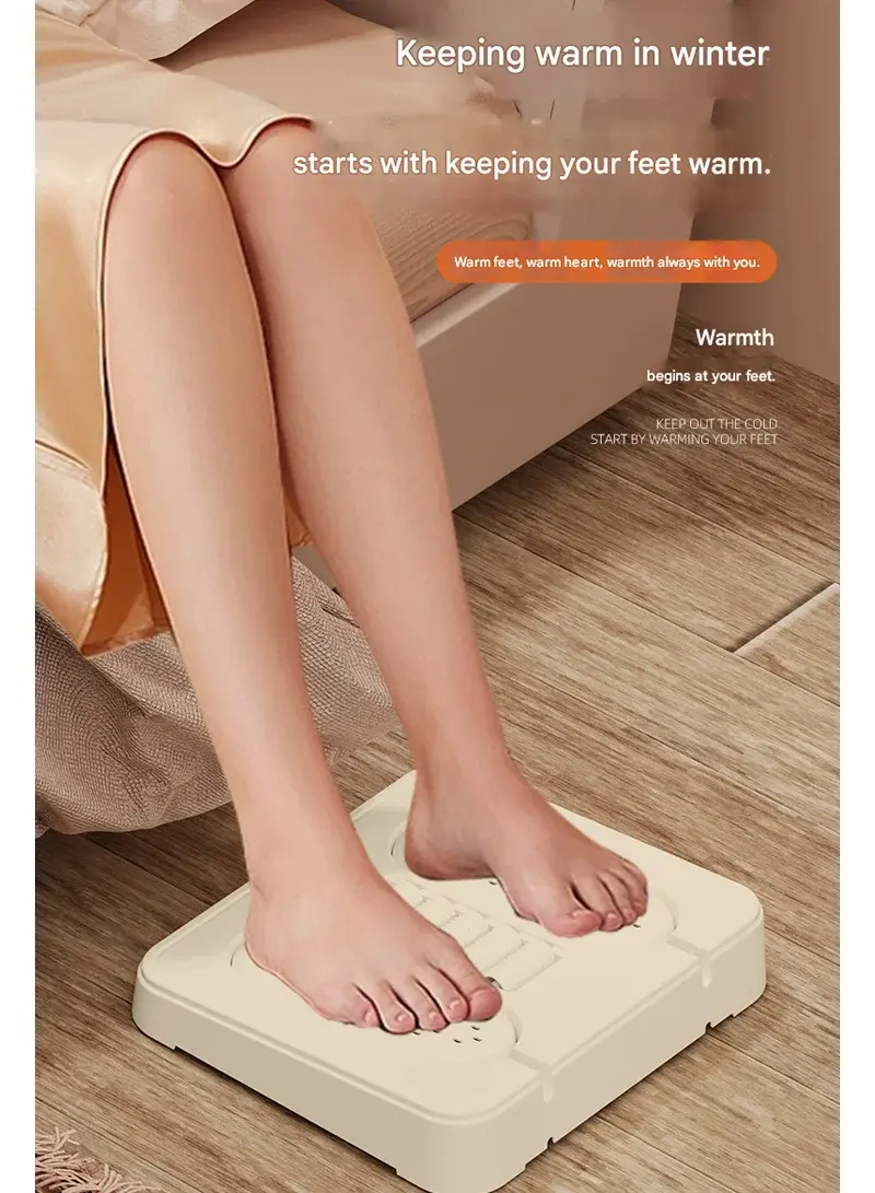 2-in-1 Multi-Function Shoe Dryer & Foot Warmer With Massage Rollers ST-09 (L25 x W23 x H5)cm