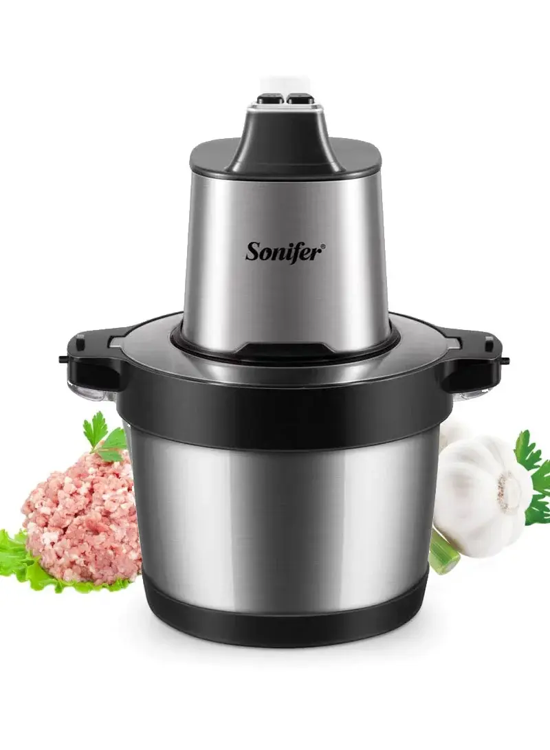6L 1000W Meat Grinder with 2 Stainless Steel Blades SF-8105