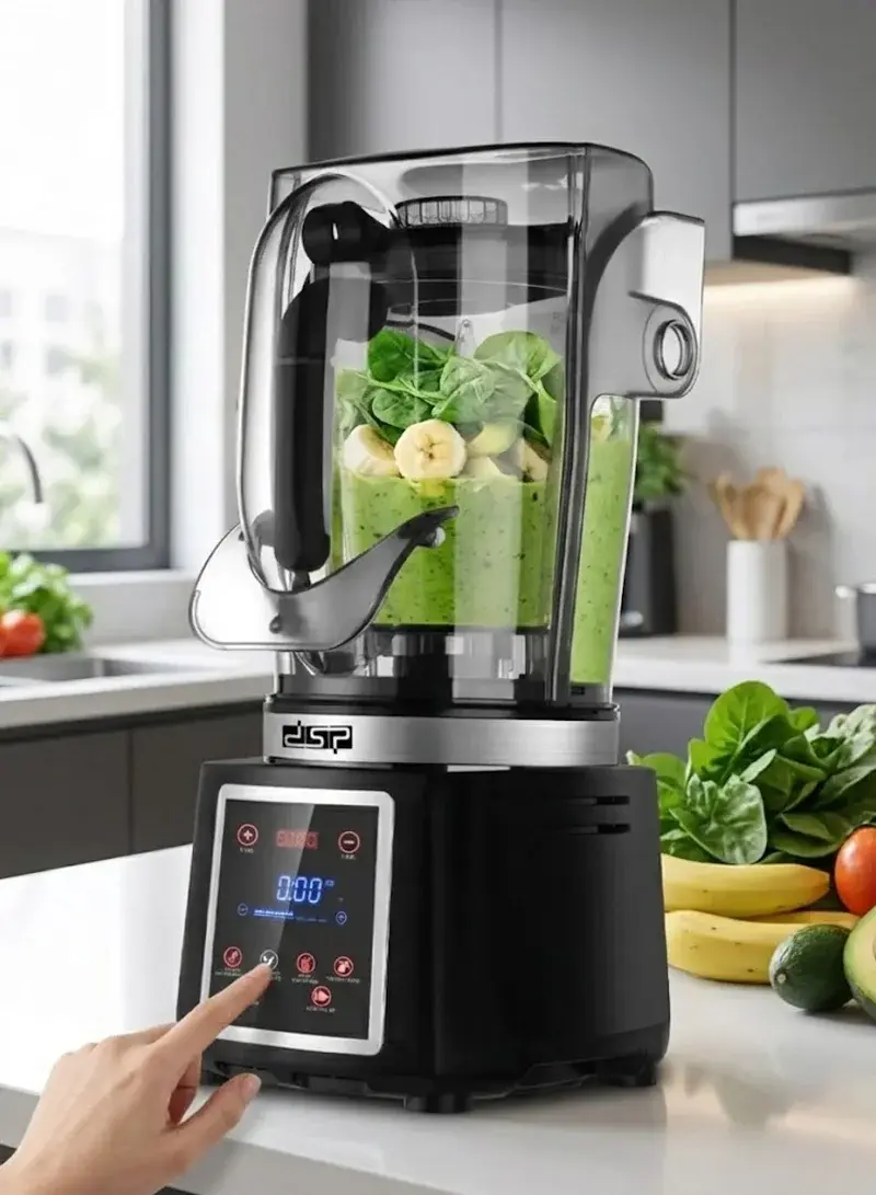 800W 2.0L 25000RPM Multipurpose High Speed Blender With 6 Stainless Steel Blades KJ2200