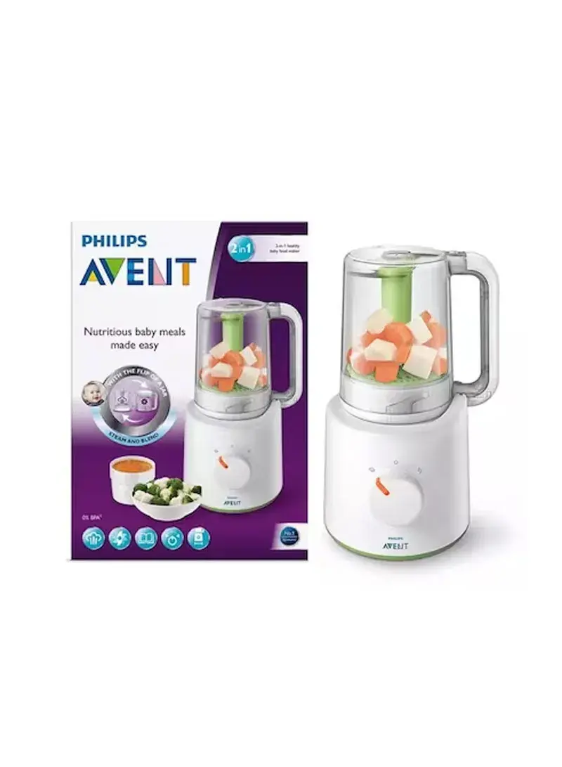 400W 450ml 2-in-1 Steamer & Blender For Baby SCF870/21 (D16.5 x H30)cm
