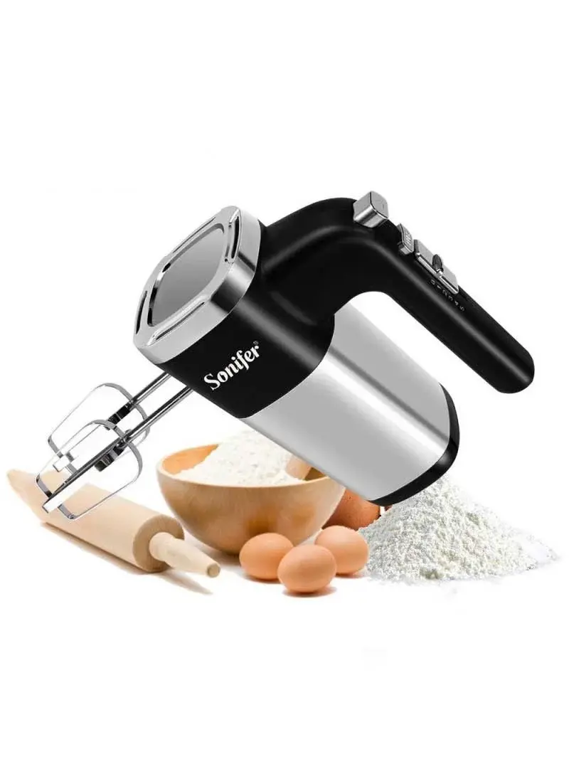 500W Hand Mixer 5 Speed Settings with Turbo Function Hand Mixer SF-7017