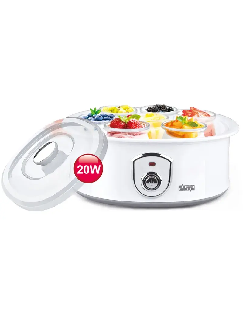 20W 1.5L Yoghurt Maker With 7 Glass Jars KA4010 (L24 x W26 x H15)cm