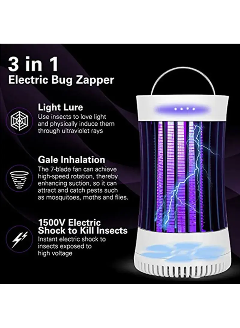 2.5W Electric Bug Zapper Indoor Outdoor For Mosquito (L16.8 x W9.7 x H9)cm