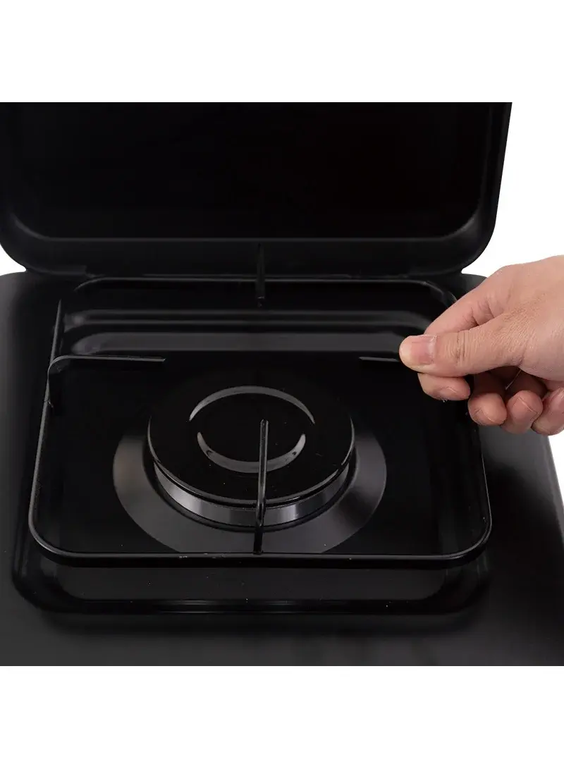 2.2KW Single Burner Adjustable Flame Gas Stove LGS-2811-1 - Black
