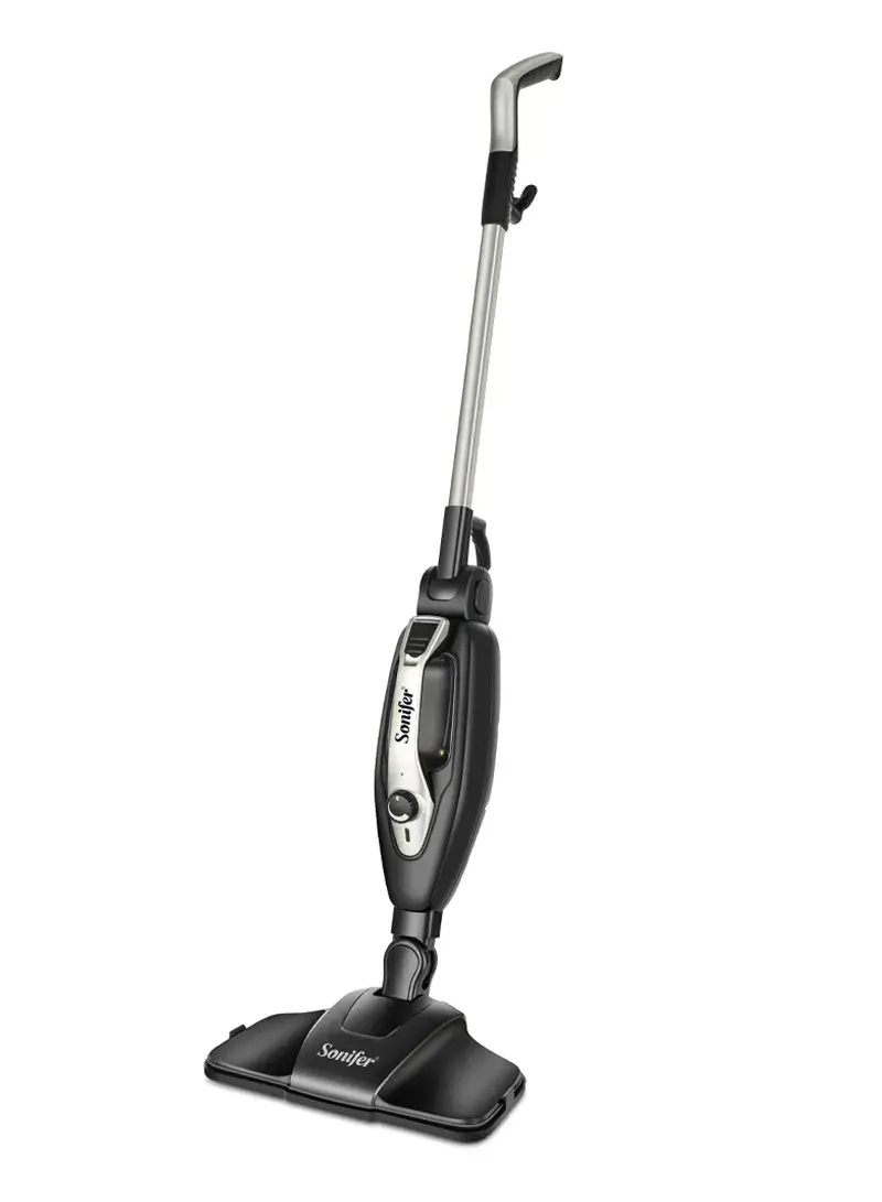 10-in-1 1500W Handheld Electric Steam Cleaner & Multifunctional Steam Mop (W32 × D18 × H102–122 cm) SF-2253 - Black