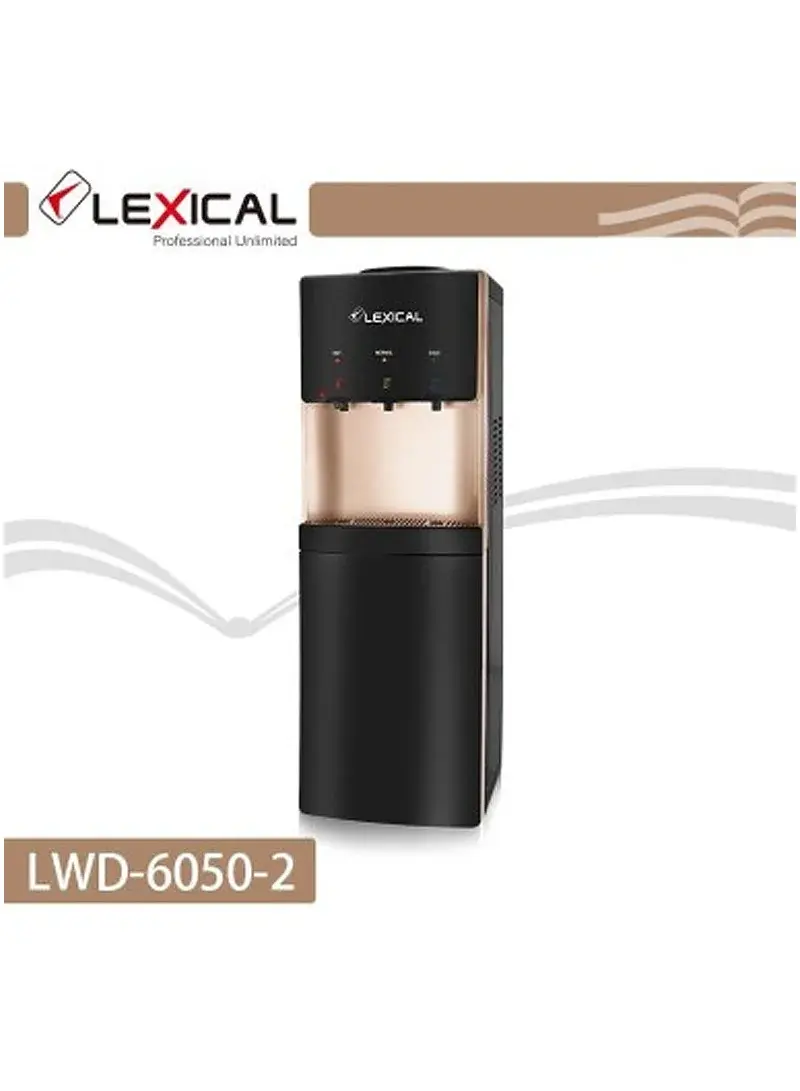 550W-85W Standing Water Dispenser with Stainless Steel Water Tank LWD-6050-2 - Black