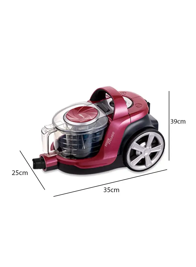 2800W 3L Bagless Canister Corded Vacuum Cleaner, Cyclonic Vacuum Cleaner with Pedal Button Control SF-2240