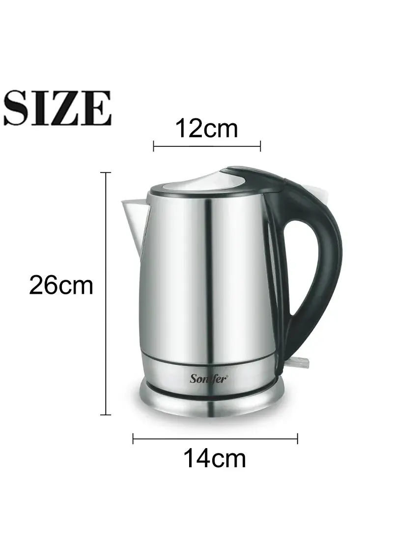 1850W 1.8L Stainless Steel Electric Kettle With Automatic Switch Off Function SF-2024