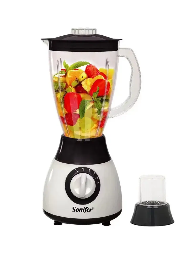 300W 1.5L 2-In-1 Adjustable Speeds Super Blender SF-8010 - Black