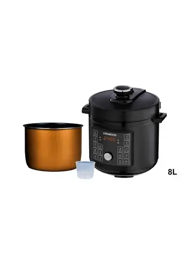 KENWOOD Electric Pressure Cooker 8L Smart Steam Pot 16-in-1 Multifunctional Programmable Multicooker, Steamer, Rice Cooker, Slow Cooker, Saute Pot, Soup, Yogurt, Cake & More