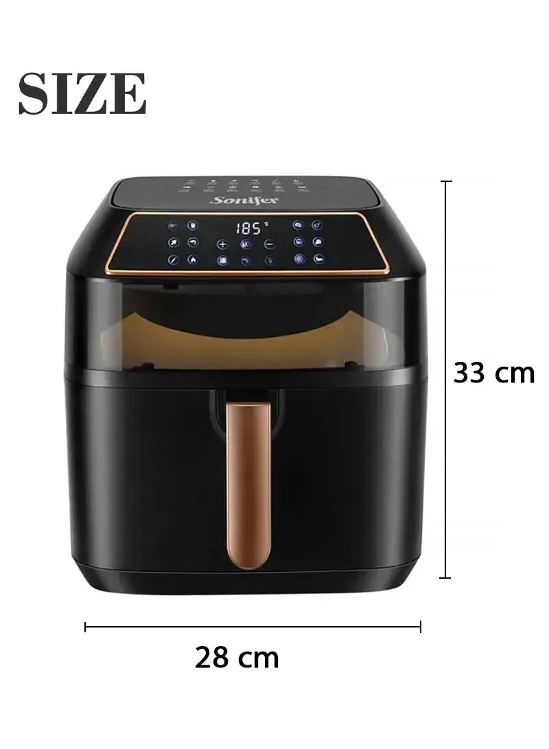 1700W 8.0L Digital Air Fryer With Visual Window & Twelve Preset Menus SF-1030