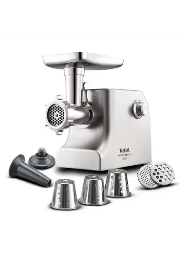 2200W Stainless Steel Meat Mincer with 5.5L Capacity & 8 Attachments ME858DM0