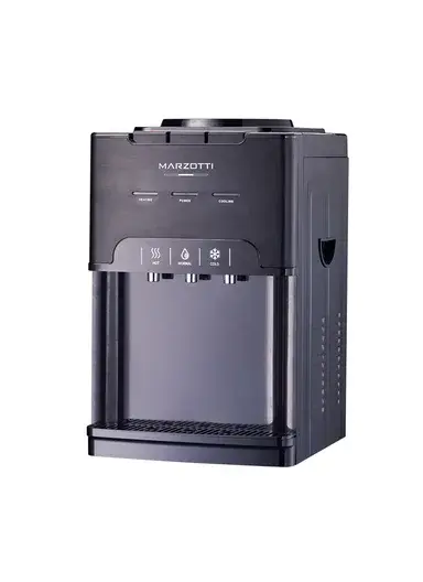 Marzotti Hot &amp; Cold Water Dispenser, 3-in-1 Temperature Control with Safety Lock MZWD03A - Black