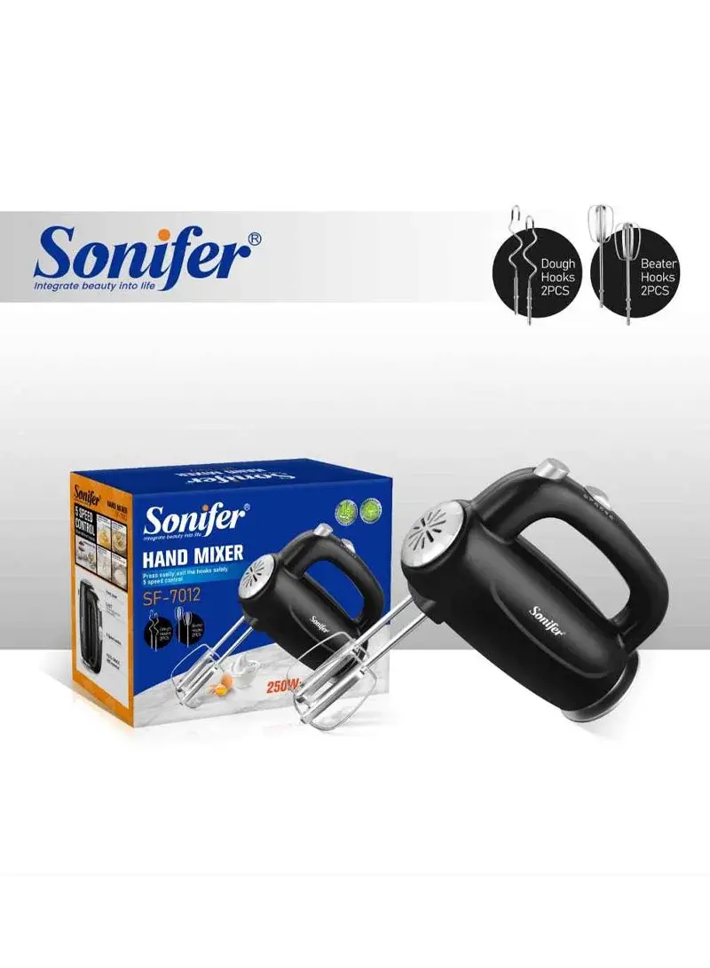 250W 5 Speed Settings Hand Mixer SF-7012