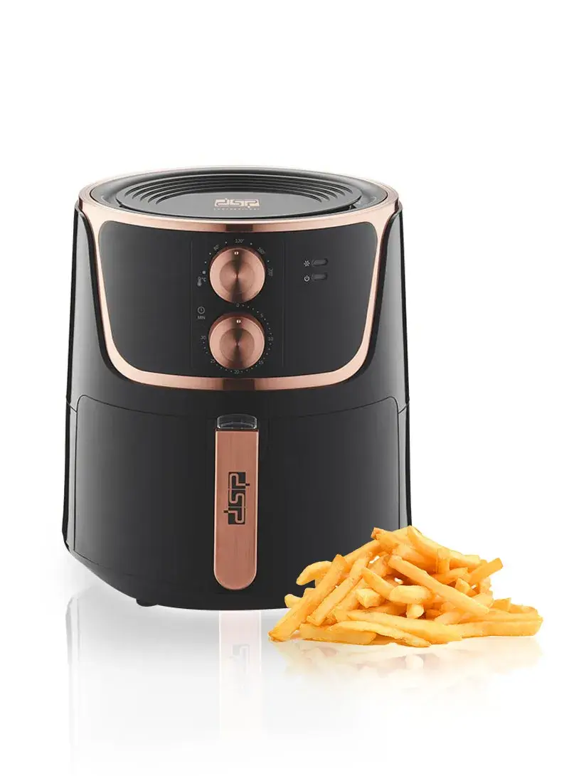 1800W 5.5L High-Quality Air Fryer Non-Stick KB2087 - Bronze & Black