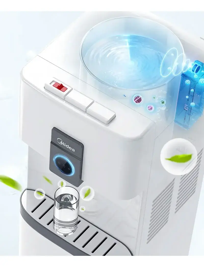 420W/120W Bottom Load Water Dispenser, Hot & Cold, 3 Faucets, Piano Button Control YL2036S(W) GCC - White