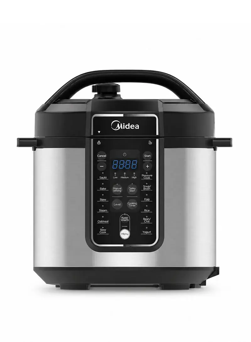 6L Electric Pressure Multicooker, 1000W, Stainless Steel, 15-in-1 Preset Programs, LED Display MPC-6002SBSS-NPR