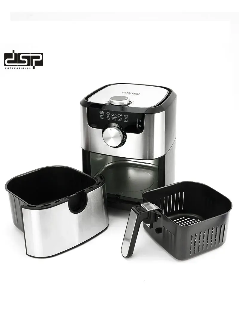 1500W 4.5L High-Quality Air Fryer Non-Stick KB2085 - Silver