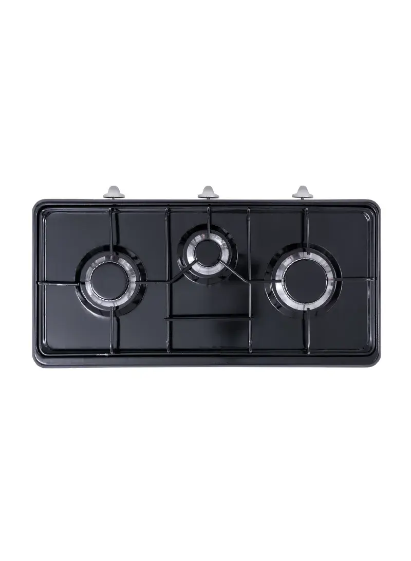 Aluminium Gas Cooker With 3 Burners Resistant To Corrosion ZLN7138 (L38.5 x W59 x H9.5)cm