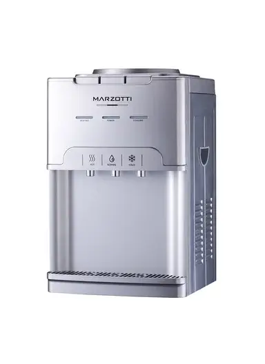 Marzotti Hot &amp;amp; Cold Water Dispenser, 3-in-1 Temperature Control with Safety Lock MZWD03B - Silver