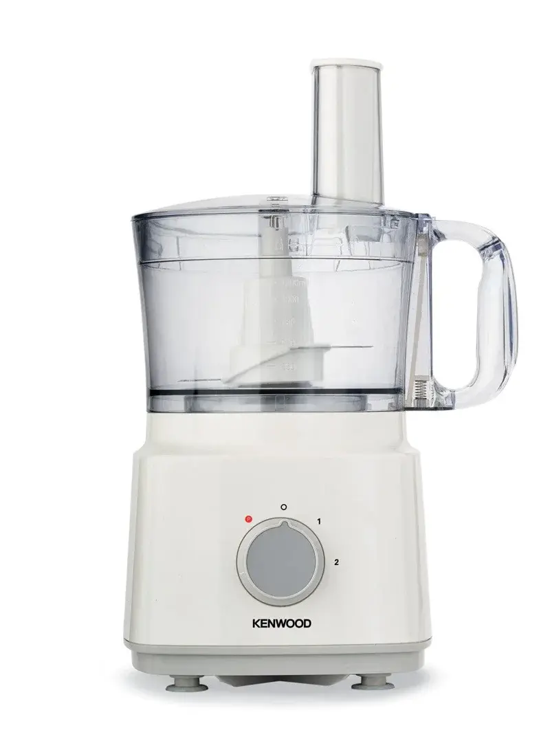 750W 2L Plastic & Stainless Steel Multi-Functional Food Processor With 3 Interchangeable Disks Blender Whisk & Dough Maker FDP03 (D20 x W19 x H36.5)cm