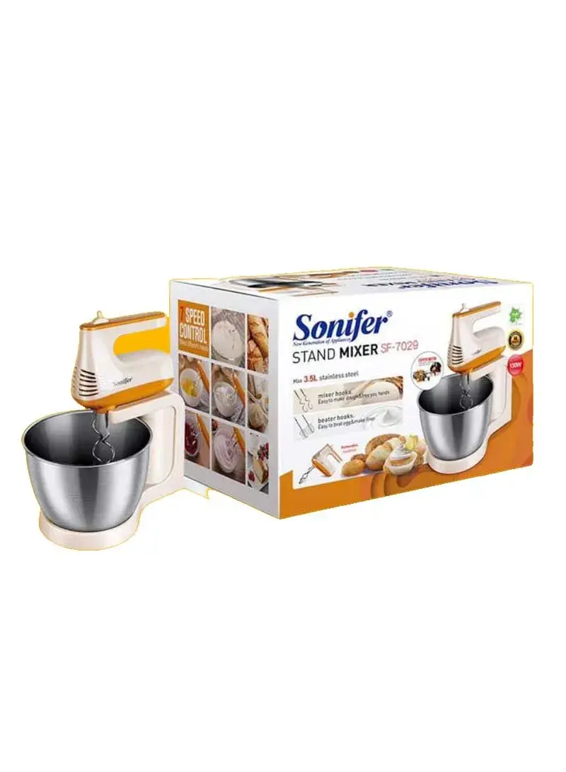 150W 5 Speed Stand Mixer With 3L Bowl SF-7029
