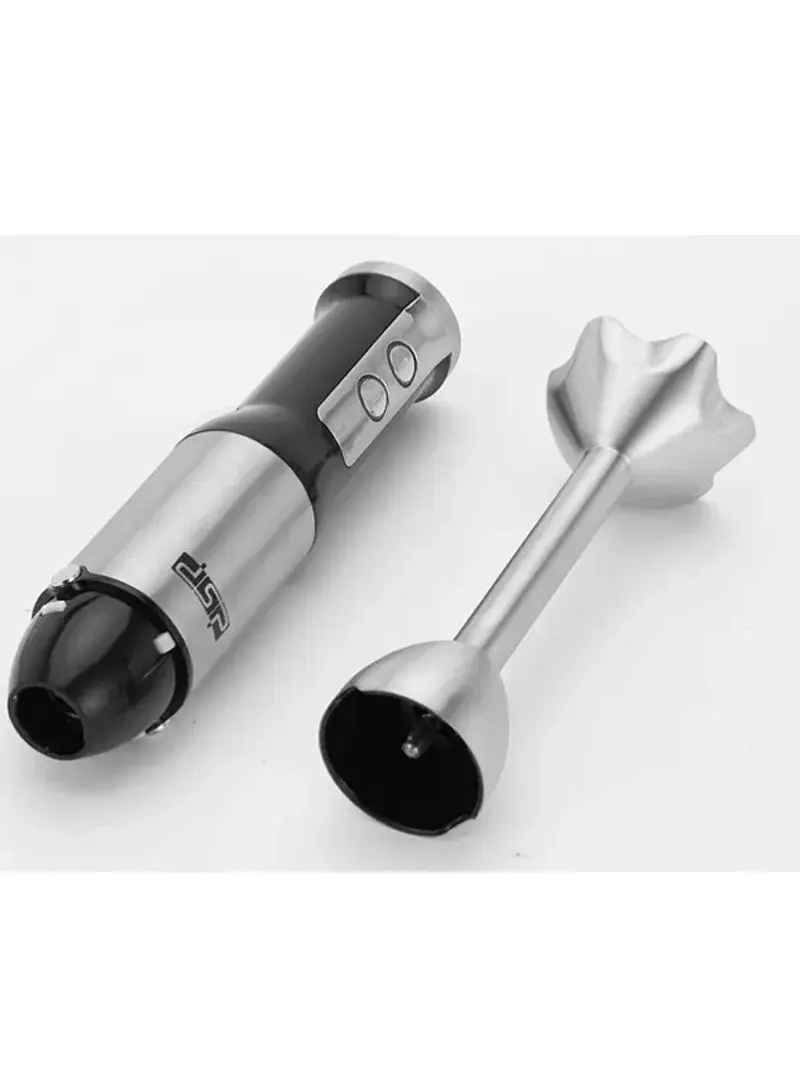 4-in-1 1000W High-Power Adjustable Speed Stainless Steel Handheld Blender Set with Measuring Cup, Egg Beater & Chopper KM1180