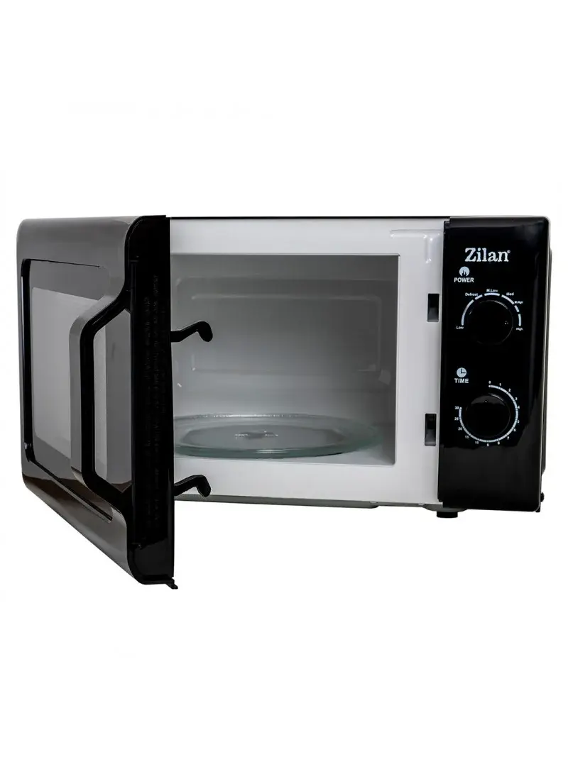 700W Microwave Oven, 20L Compact, Easy Control & Efficient Cooking ZLN1174 - Black