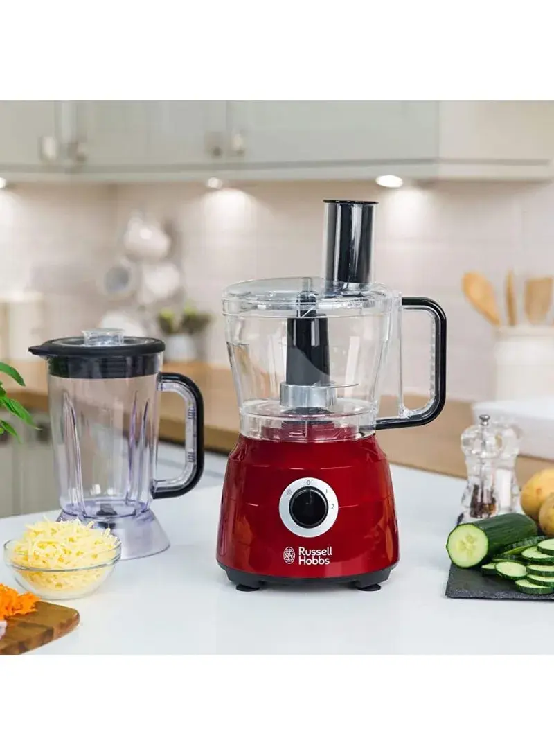 600W 2.5L Desire Stainless Steel Food Processor With 2 Speed Settings 24730-56