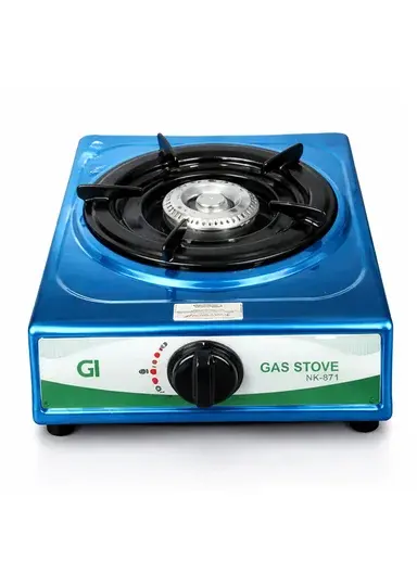 GI Single Burner Gas Cooker – Compact, Portable & Easy Flame Control ST-1