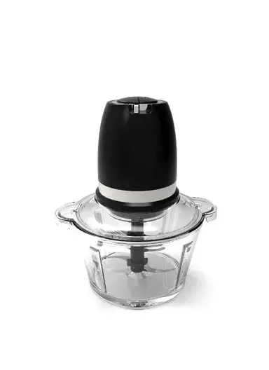 500W 1.5L Glass Bowl With Powerful Motor & 4 Stainless Steel Chopping Blades QCCH-290