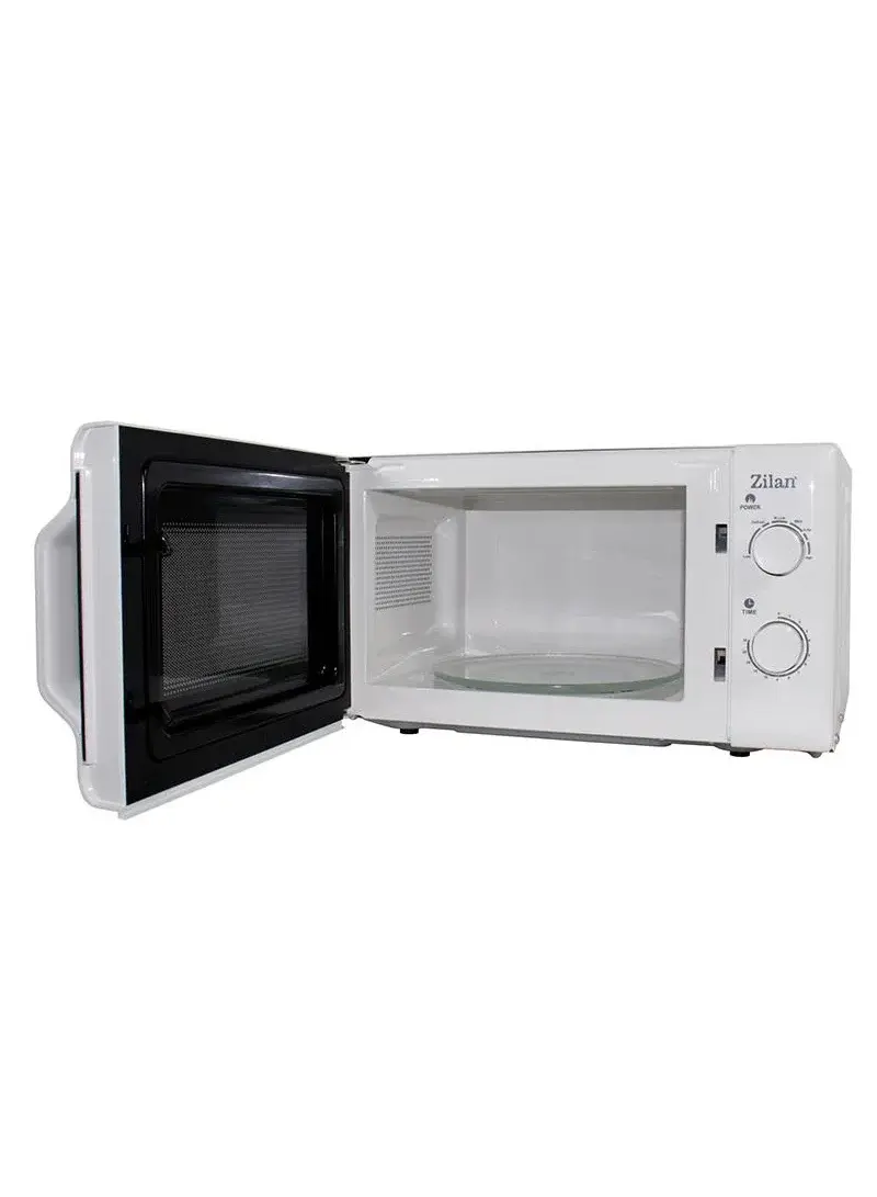 700W Microwave Oven, 20L Compact, Easy Control & Efficient Cooking ZLN1174 - White
