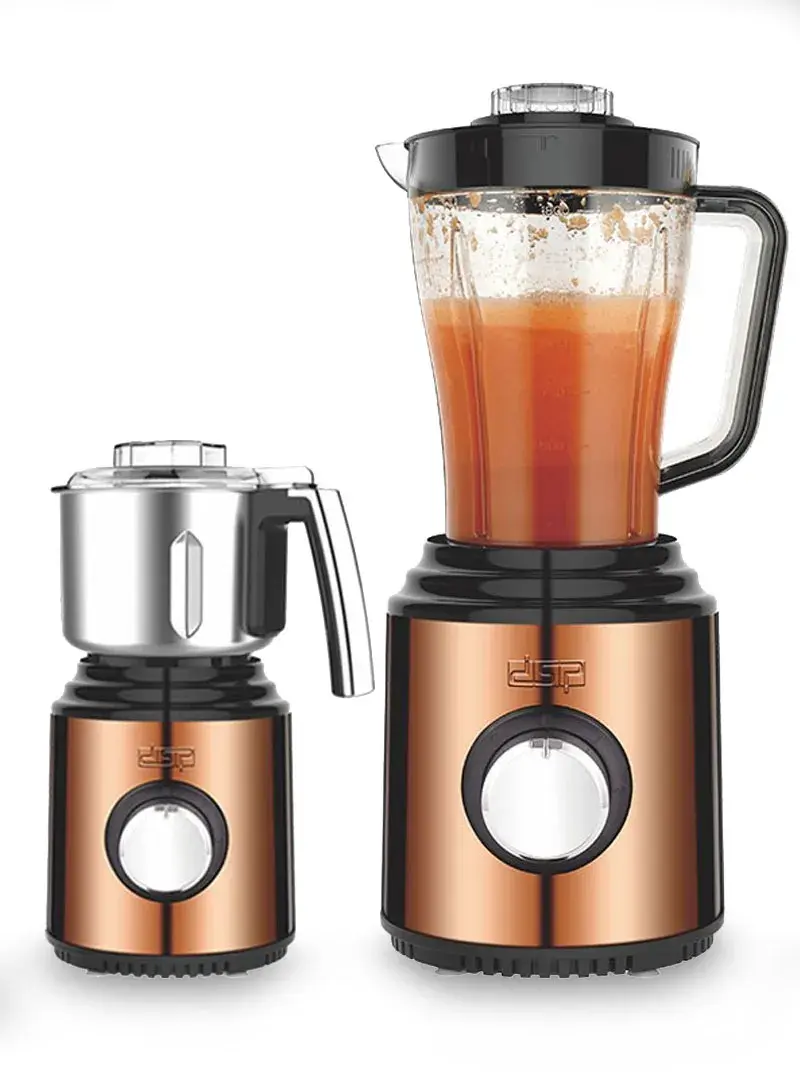 300W 1.8L Stainless Steel & Plastic 2 In 1 Blender & Mixer With 2 Speeds For Fruits & Vegetables KJ2158