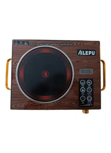 AILEPU Infrared Electric Hot Plate 3500W, Ceramic Glass Cooktop, Touch & Knob Control, LED Display, Portable Single Burner ALP-21