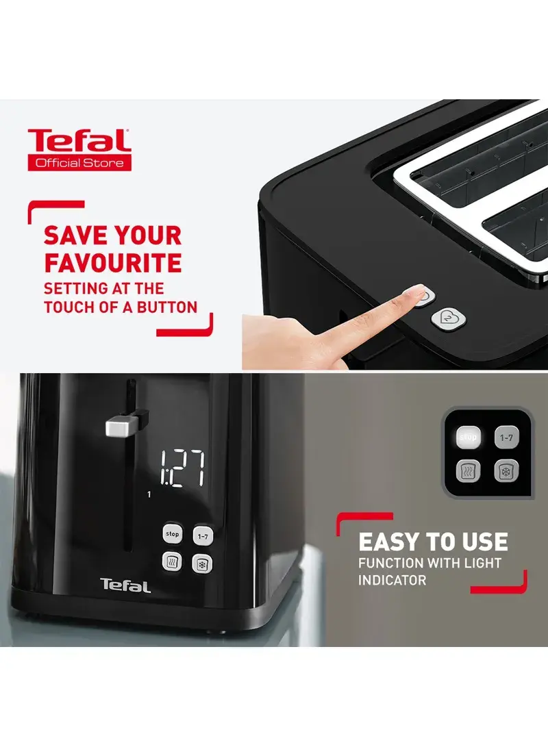 850W 7 Controls Smart & Light Digital Toaster TT640840 (L19.9 x W32.4 x H21.4)cm