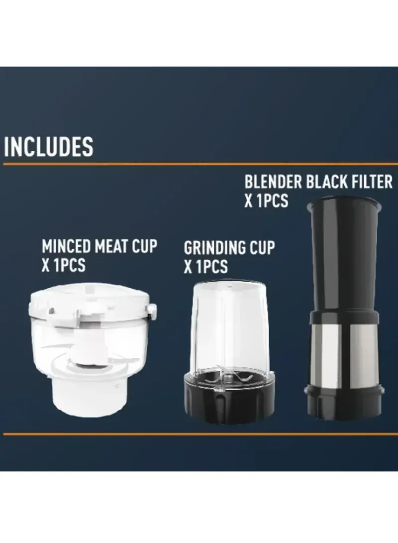 300W 1.8L 4 In One Stainless Blender with Pure Copper Power & Versatile Functionality SF-8119 (D16 x H40) cm
