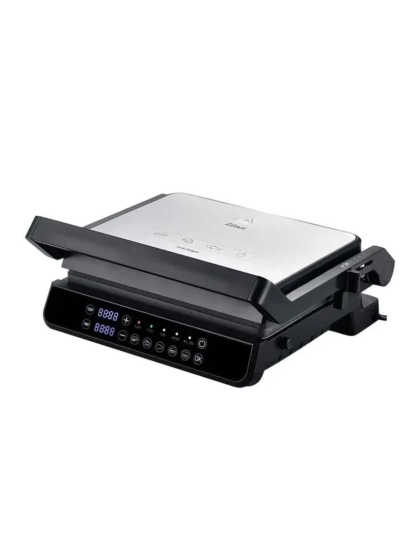 Digital Grill and Sandwich Maker, 2000W with Overheating protection ZLN3942