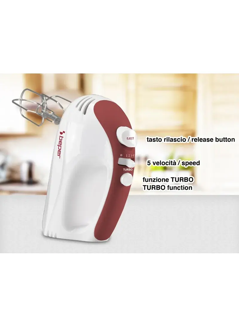 300W Electric Whisk with 5 Speeds + Turbo P102SBA101