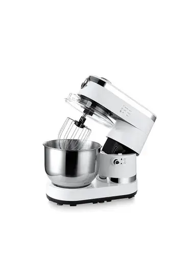 1200W 6.5L Powerful Food Processor With 7 Speeds Digital Control Panel & Transparent Bowl Cover For Mixture Preparation QCM389