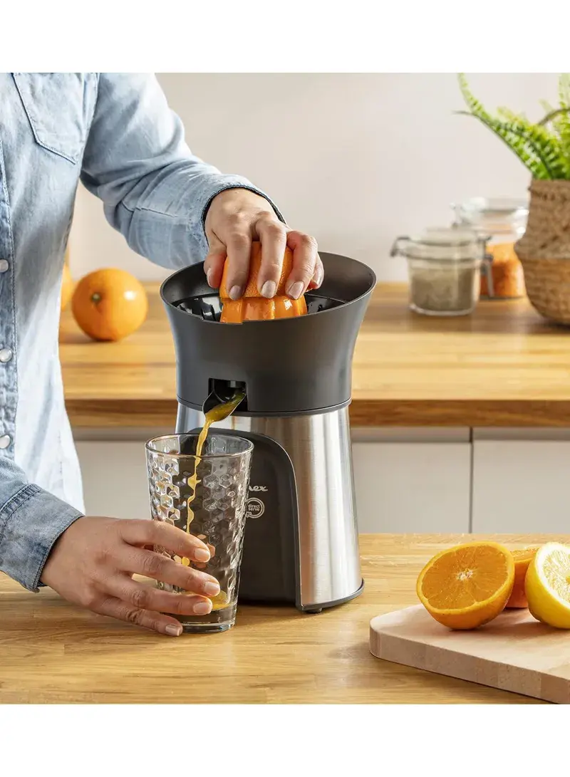 100W Direct Serve 3 Cones Citrus Press PC603D10 - Metallic Grey