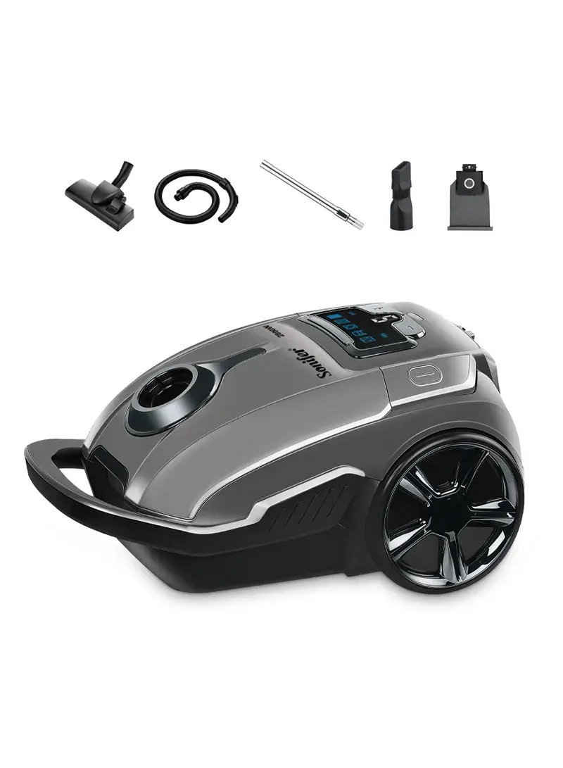 2800W High – Efficiency Powerful Vacuum Cleaner with Auto-Rewind Cord, HEPA Filter & Powerful Suction - SF-2259