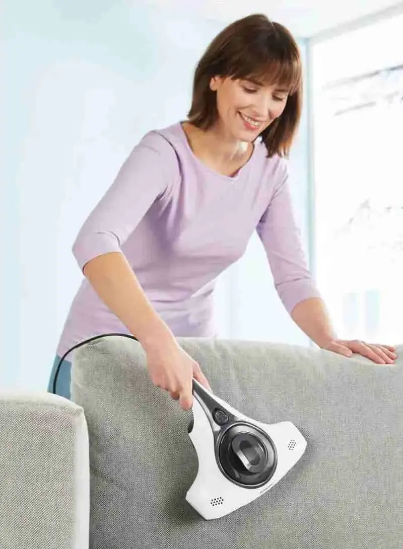 SILVERCREST Mite Vacuum Cleaner, With UV Light - (L30.5 x W24.3 x D11.5)cm