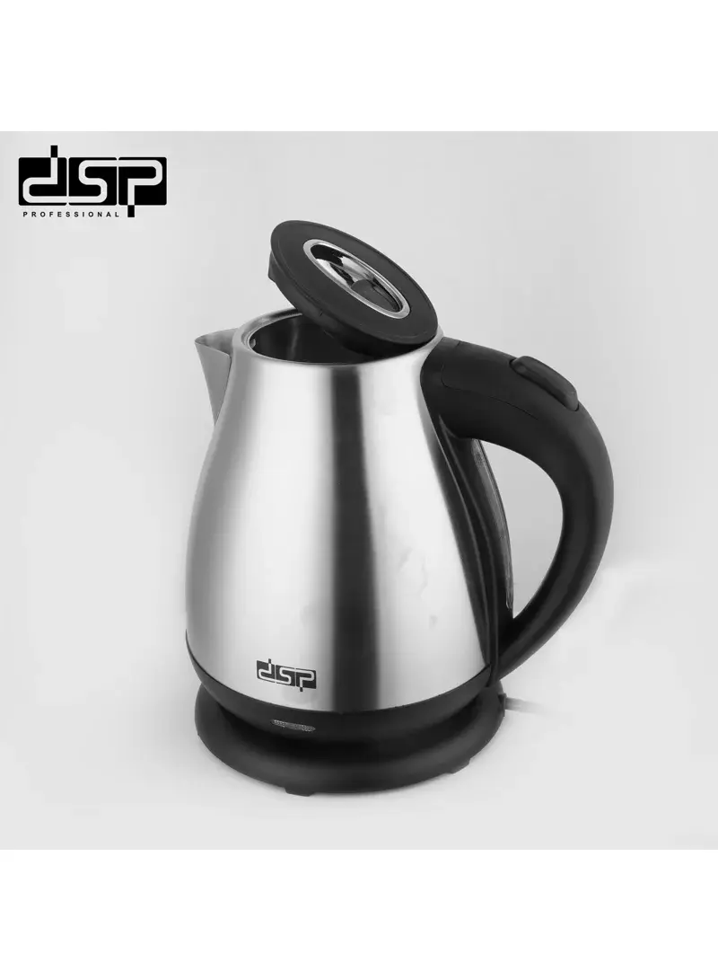 2200W 1.7L Stainless Steel Electric Kettle with 360° Rotatable Base & Rapid Boil KK1268
