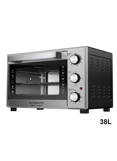 Marzotti 38L Electric Oven 1600W with Dual Heating System &amp;amp; 3 Cooking Modes MZO381A