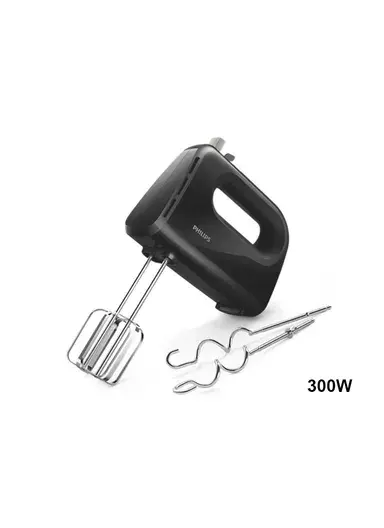 Philips HR3705/10 300 Watt Lightweight Hand Mixer, Blender with 5 speed control settings, stainless steel accessories